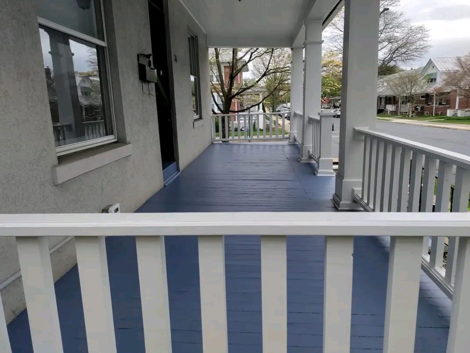 Porch floor, renewed