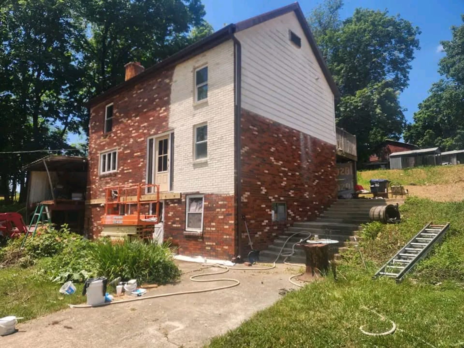 Masonry prep & priming